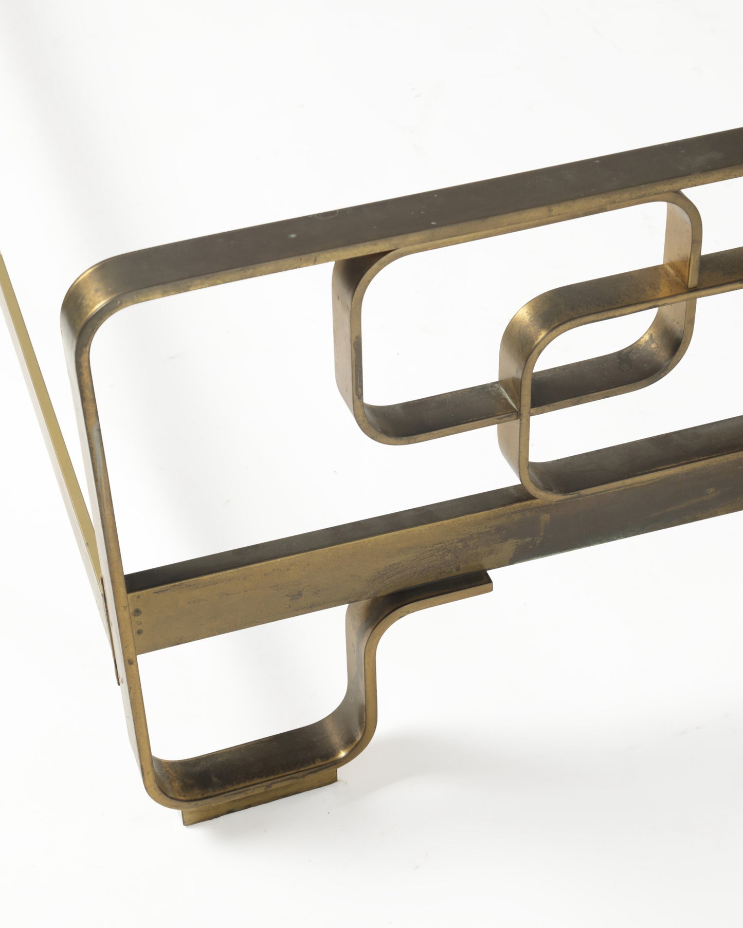 Giroletto ottone anni 70 Luciano Frigerio