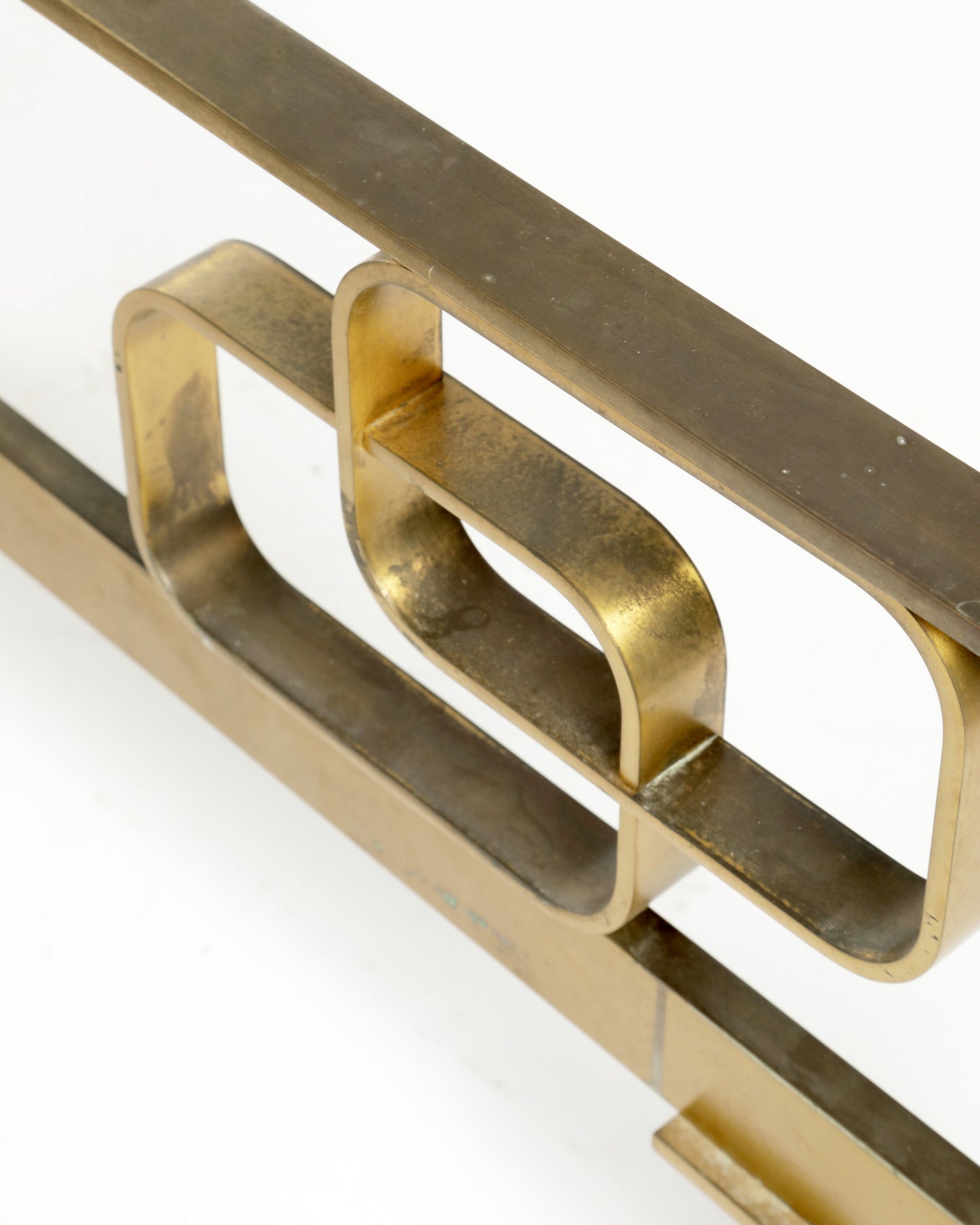 Giroletto ottone anni 70 Luciano Frigerio