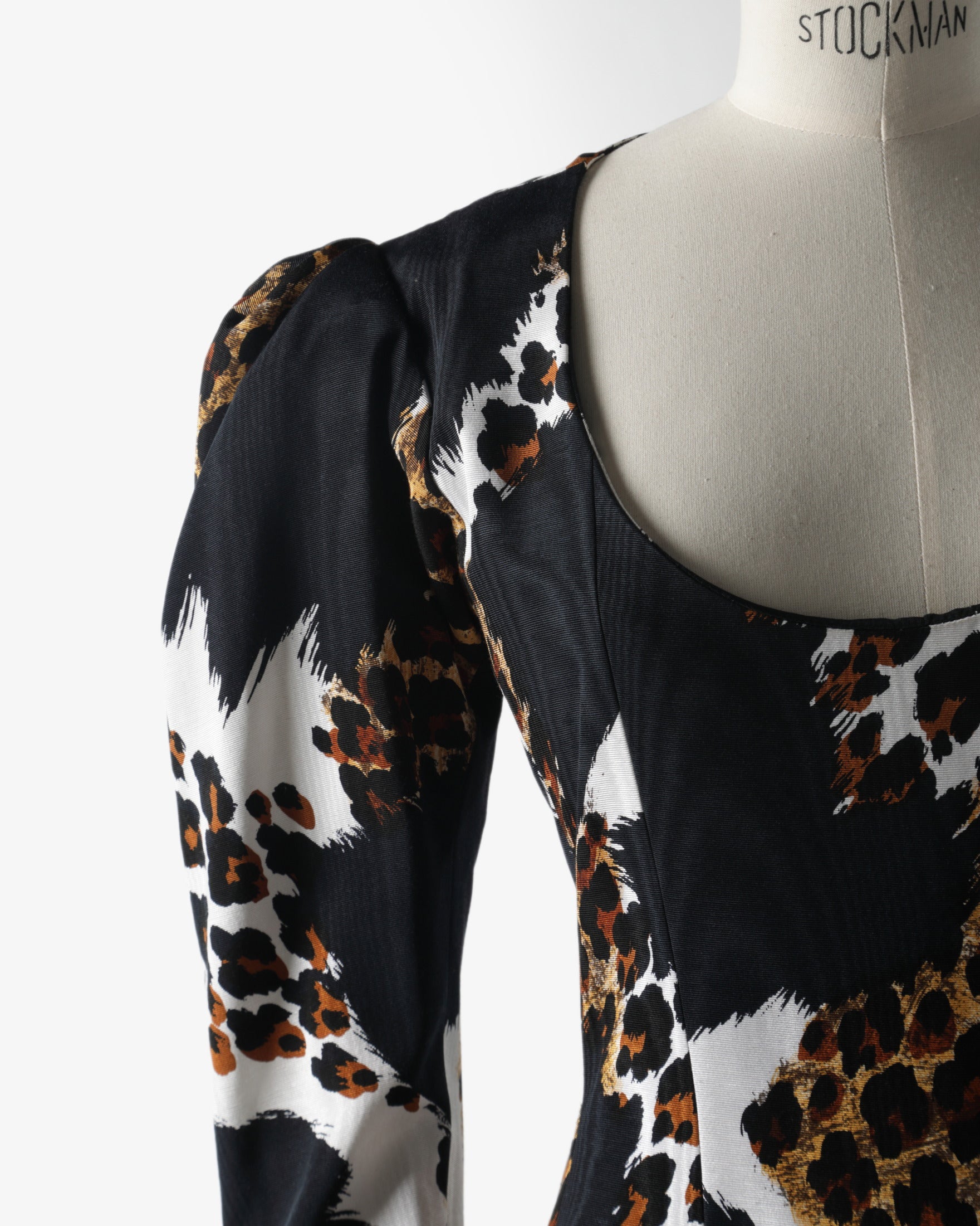 Yves Saint Laurent Rive Gauche 80s dress