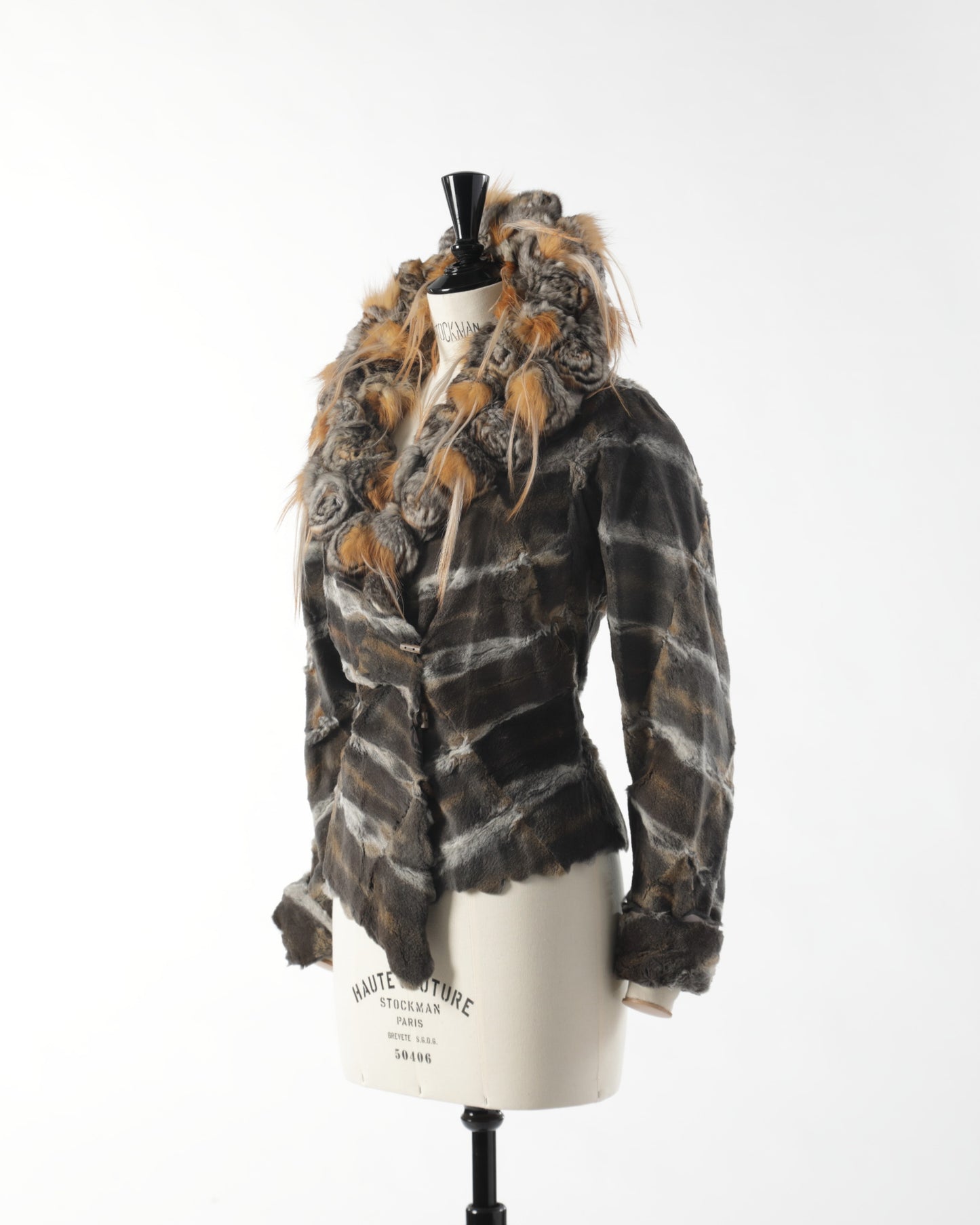 Fendi weasel shaved jacket