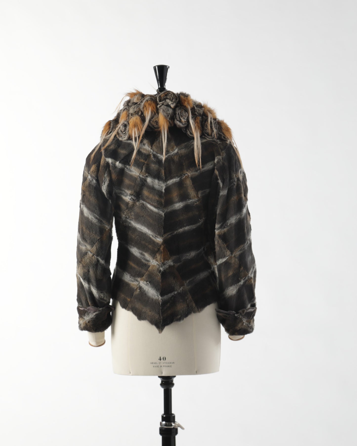 Fendi weasel shaved jacket