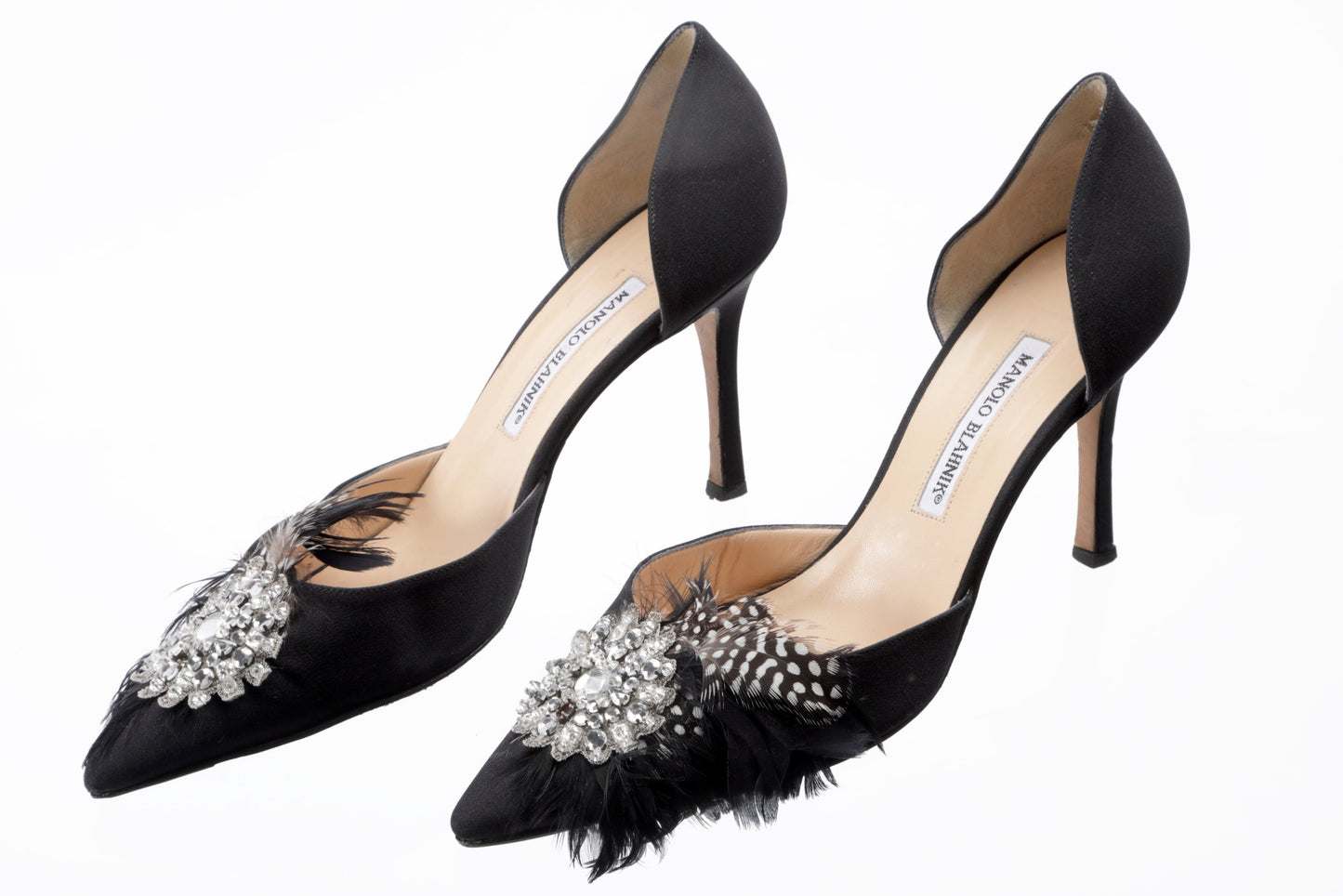 Décolleté Manolo Blahnik seta nera