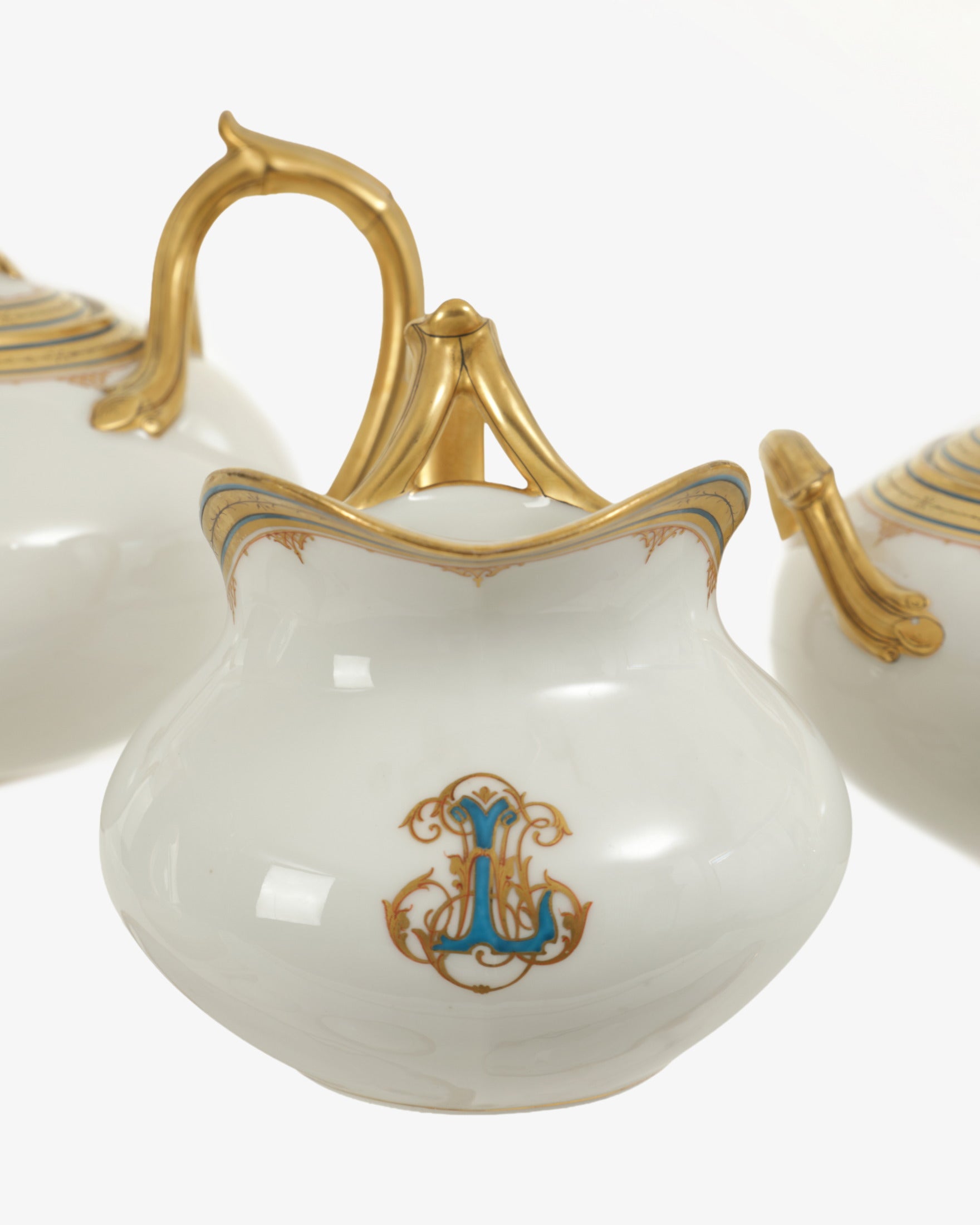 Fine 19th century Grand Depot tea set by Émile Bourgeois