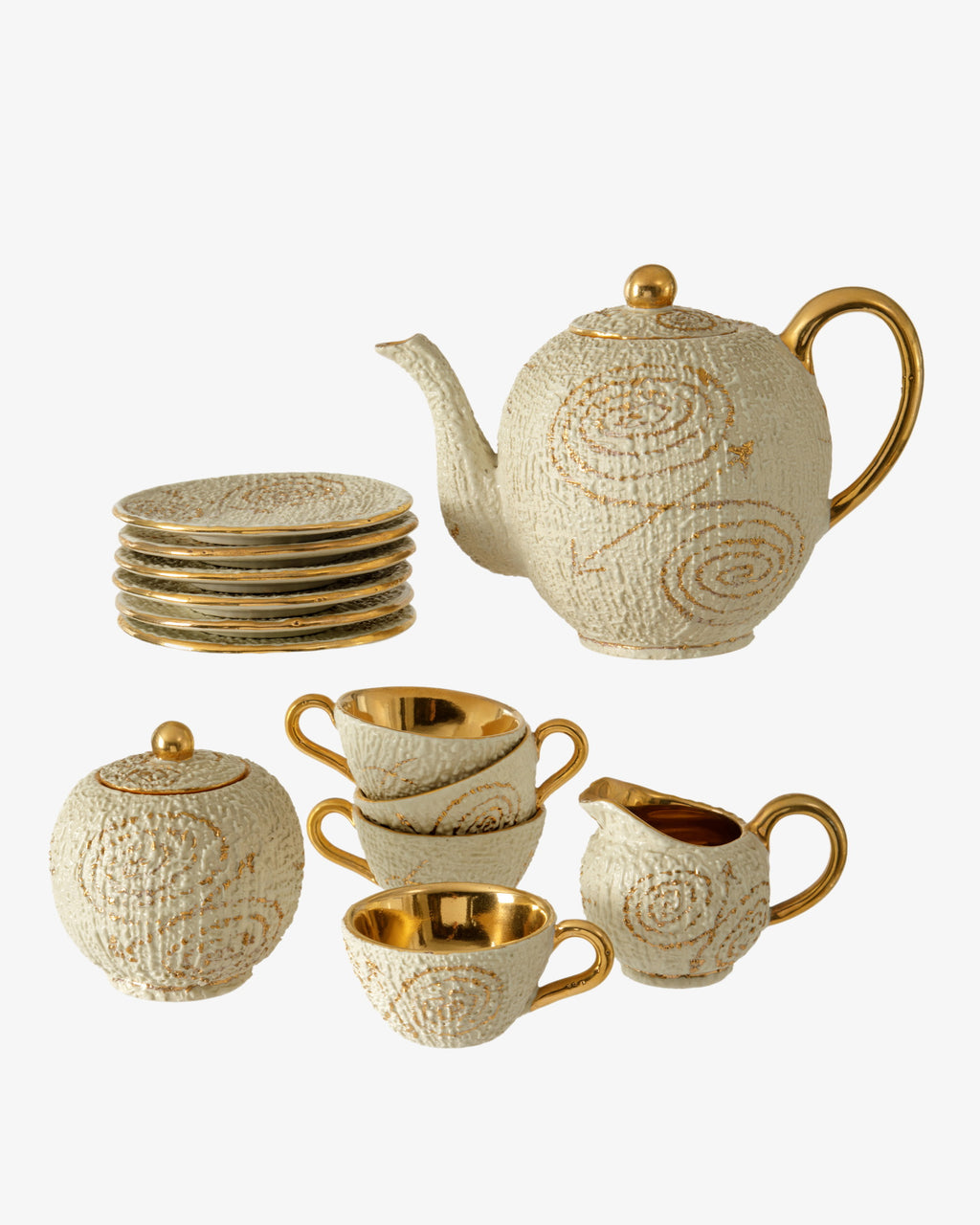 Civita Castellana tea set from the 1960s