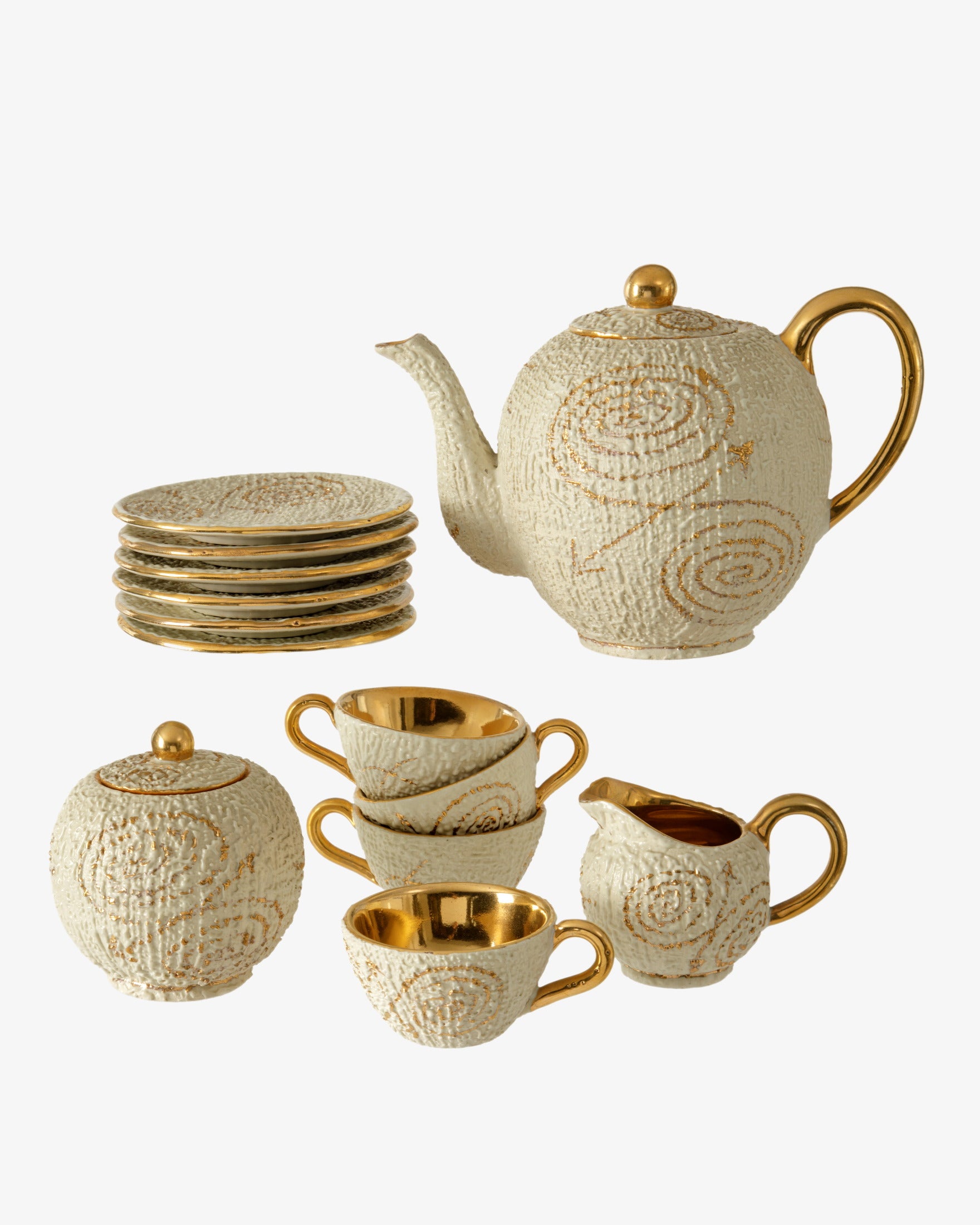 Civita Castellana tea set from the 1960s