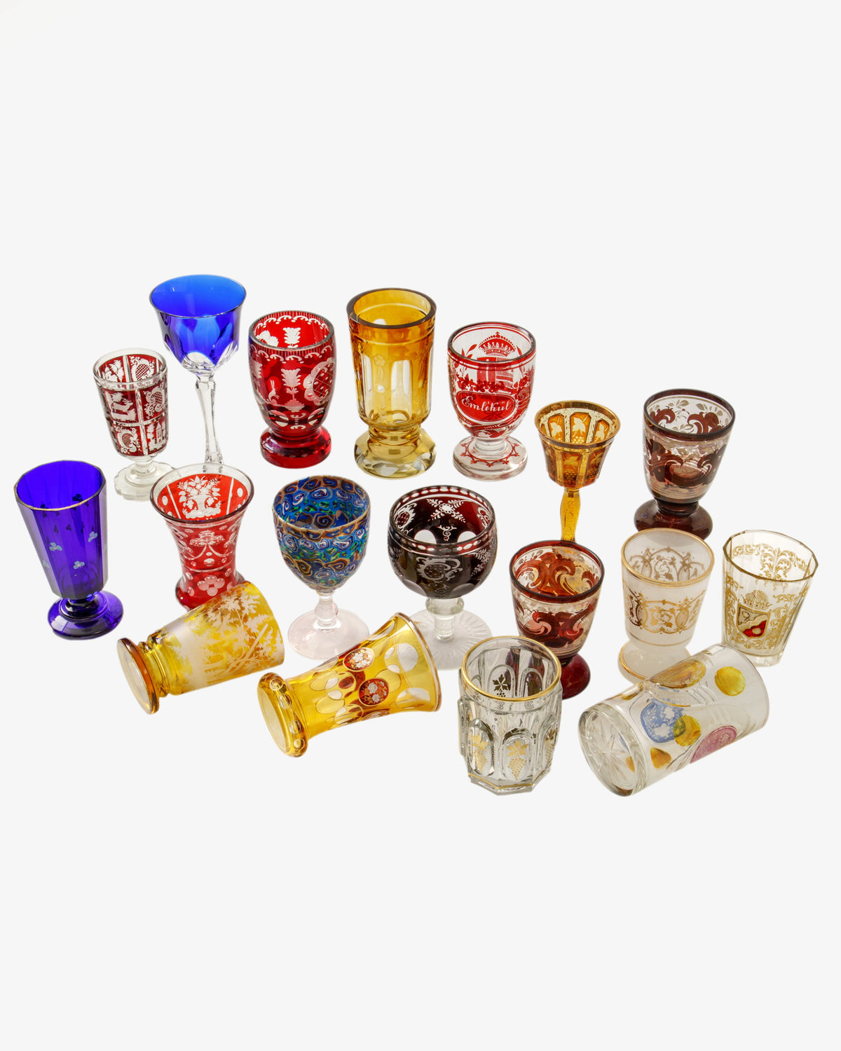 Collezione bicchieri manifatture assortite