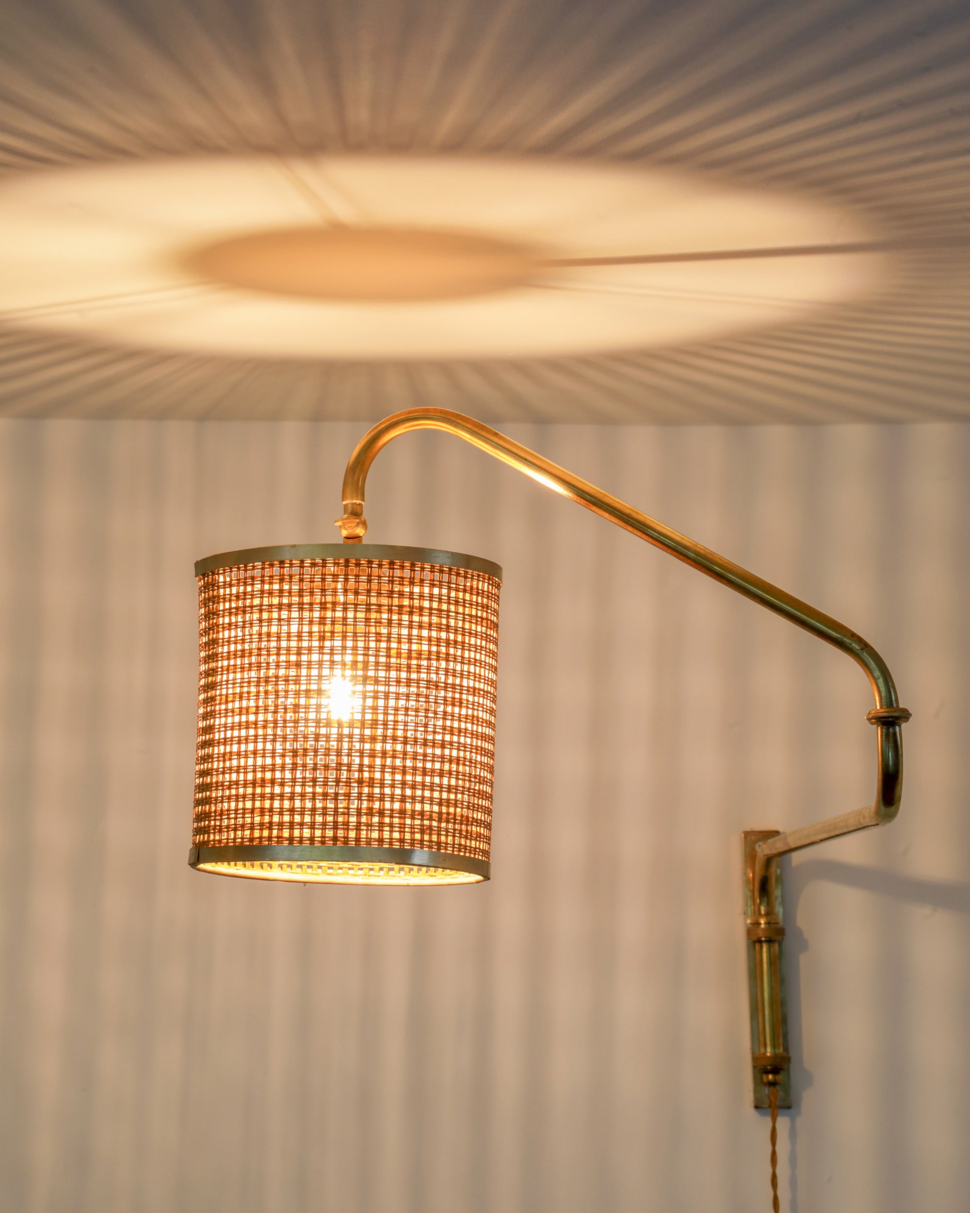 Coppia applique orientabili anni 60