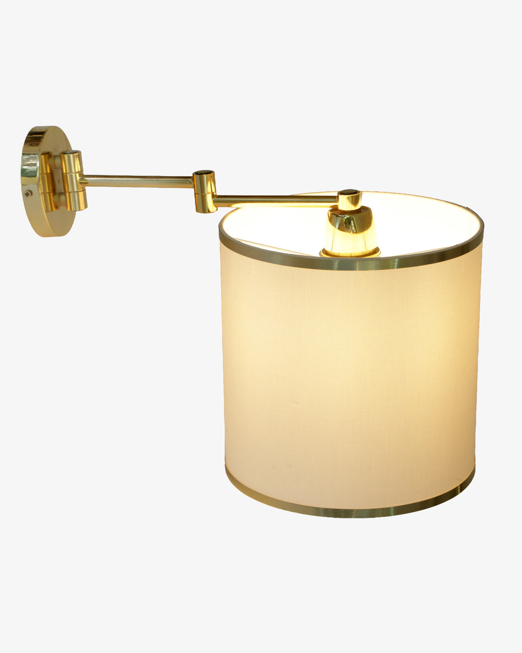 Pair of adjustable 1970s wall lamps