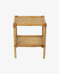 Tavolino anni 60 vimini bamboo