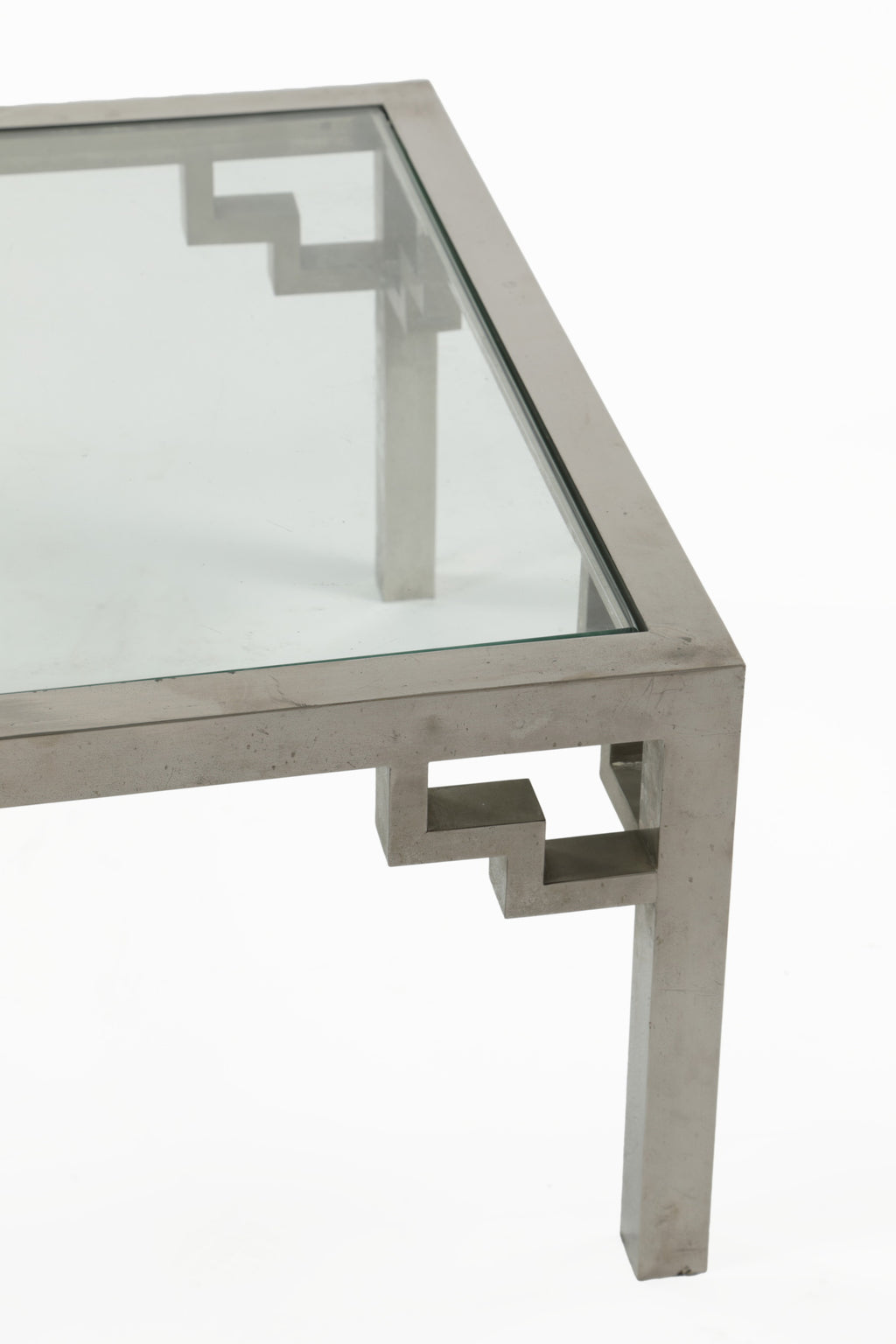 70's steel living room table