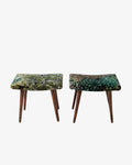 Coppia piccole panche anni 60 reinterpretate t r i p l e f