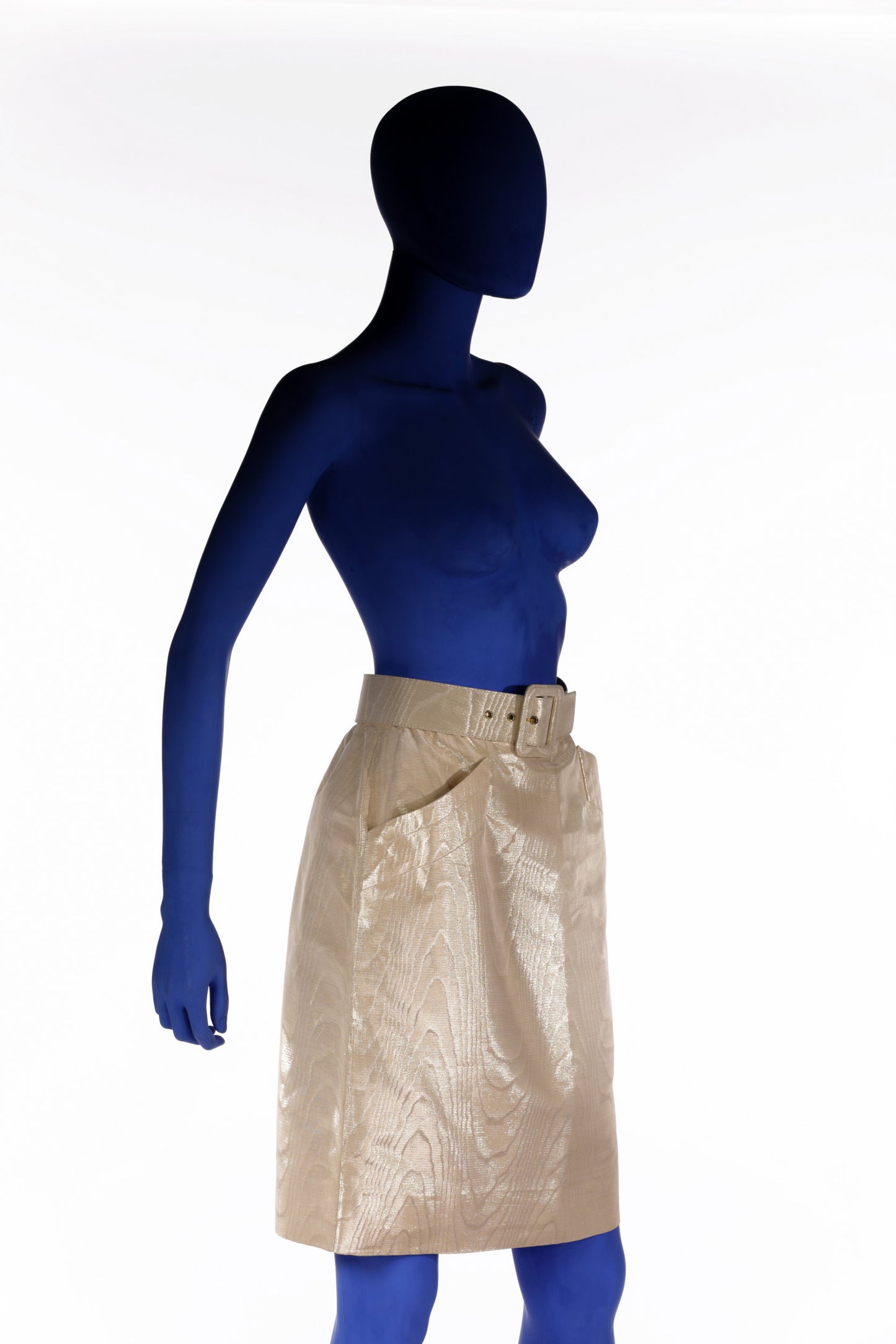 Yves Saint Laurent Rive gauche golden skirt
