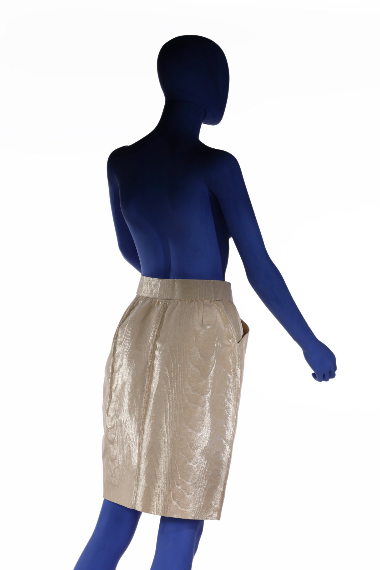Yves Saint Laurent Rive gauche golden skirt