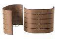 Pair of Roberta di Camerino fabric lampshades