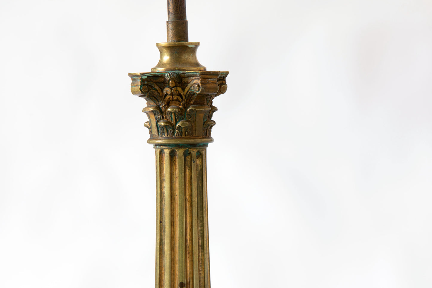 Pair of gilt bronze Empire table lamps