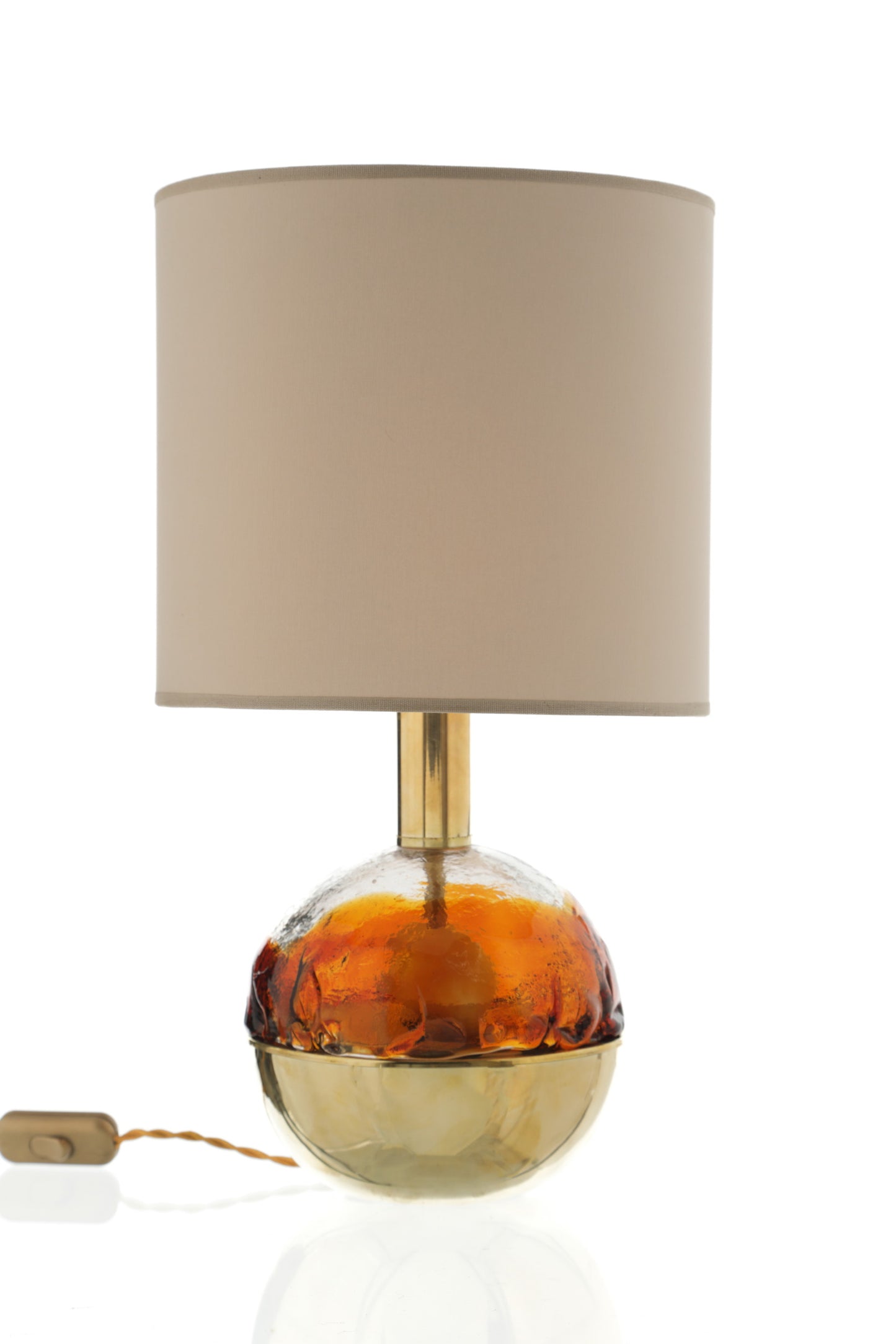 Mazzega spherical table lamp from the 70s