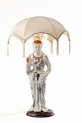 Lampada ceramica orientale anni 70