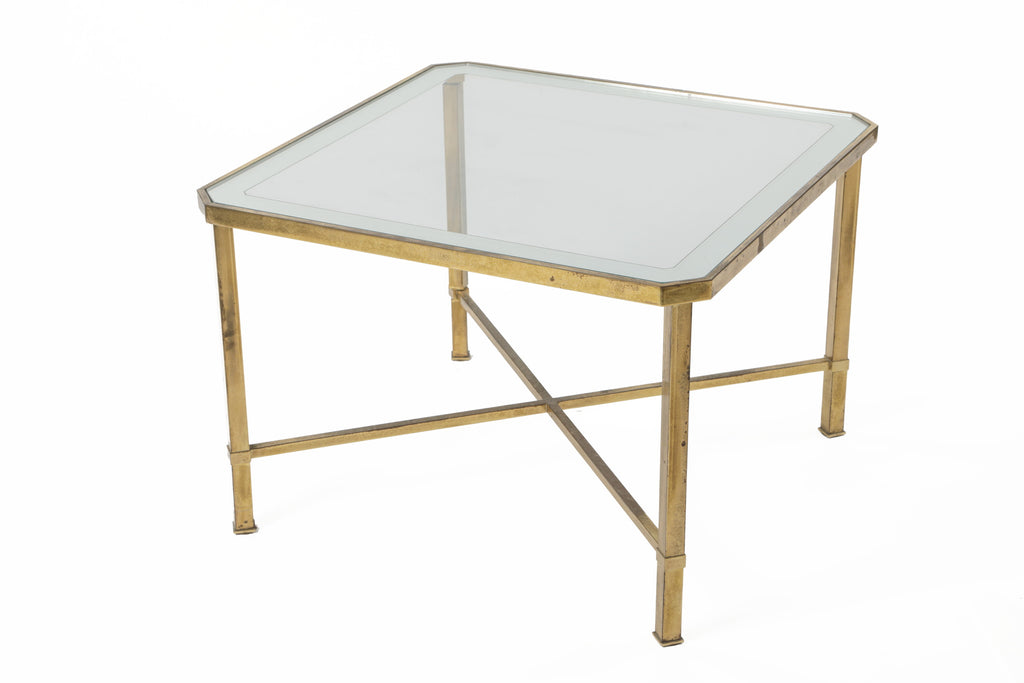Tavolo salotto anni 70 ottone