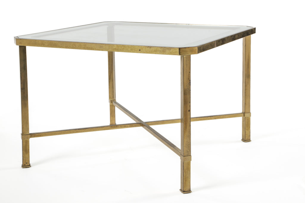 Tavolo salotto anni 70 ottone
