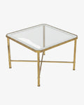 Tavolo salotto anni 70 ottone