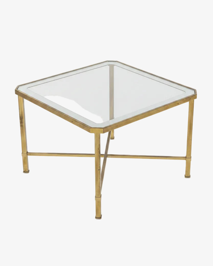 1970s brass living room table