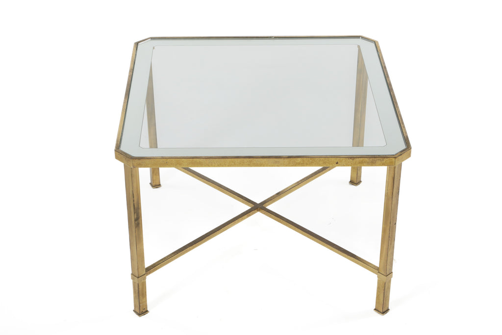 Tavolo salotto anni 70 ottone
