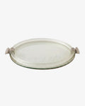 1960s Murano glass tray with flowers