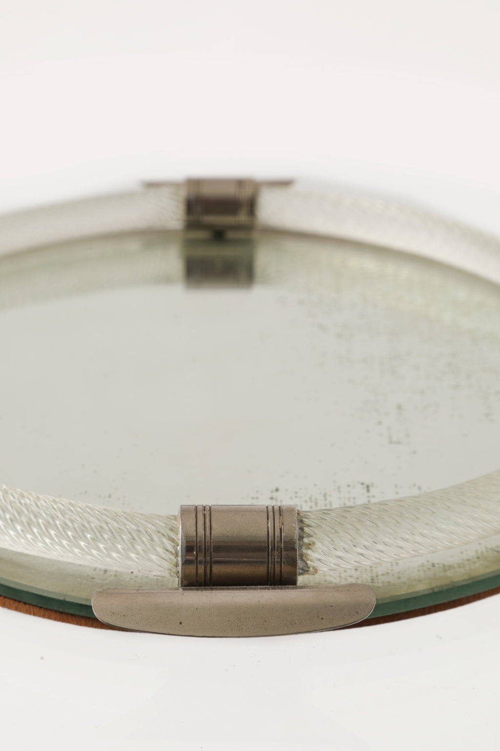1960s Murano glass tray with flowers