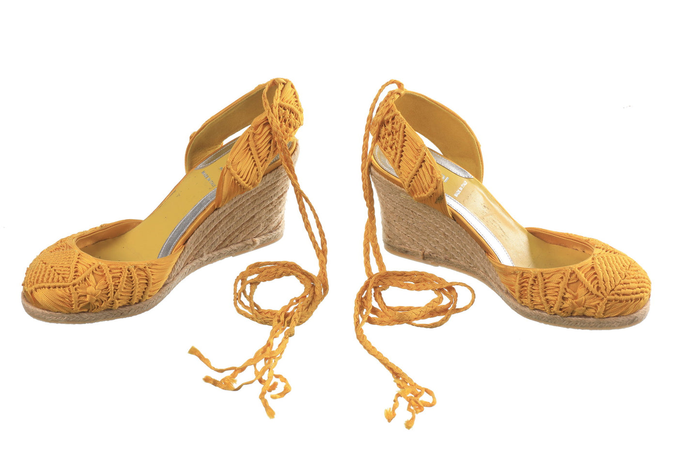 Fendi espadrilles with rope sole and heel