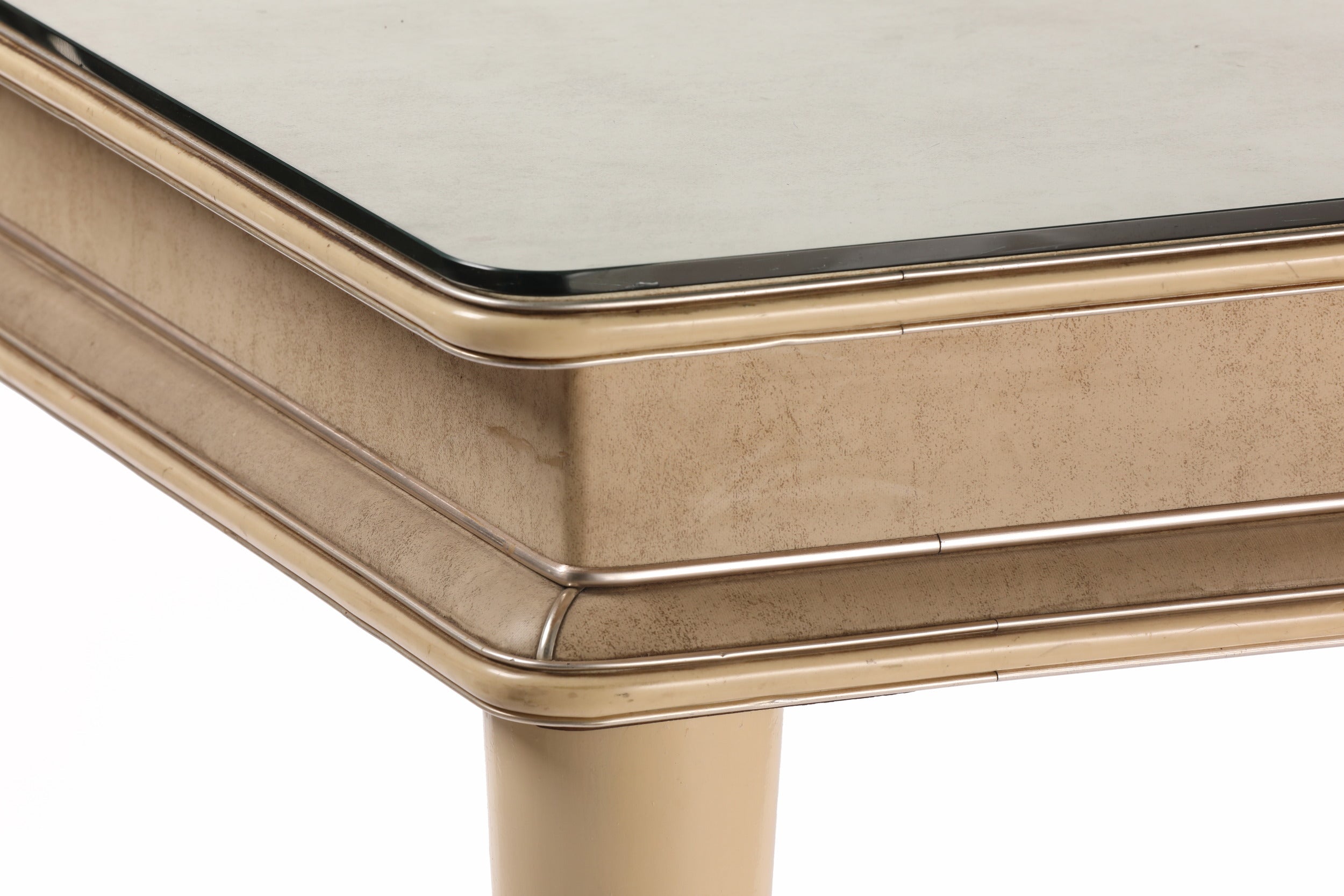 Umberto Mascagni table from the 50s in ivory skai