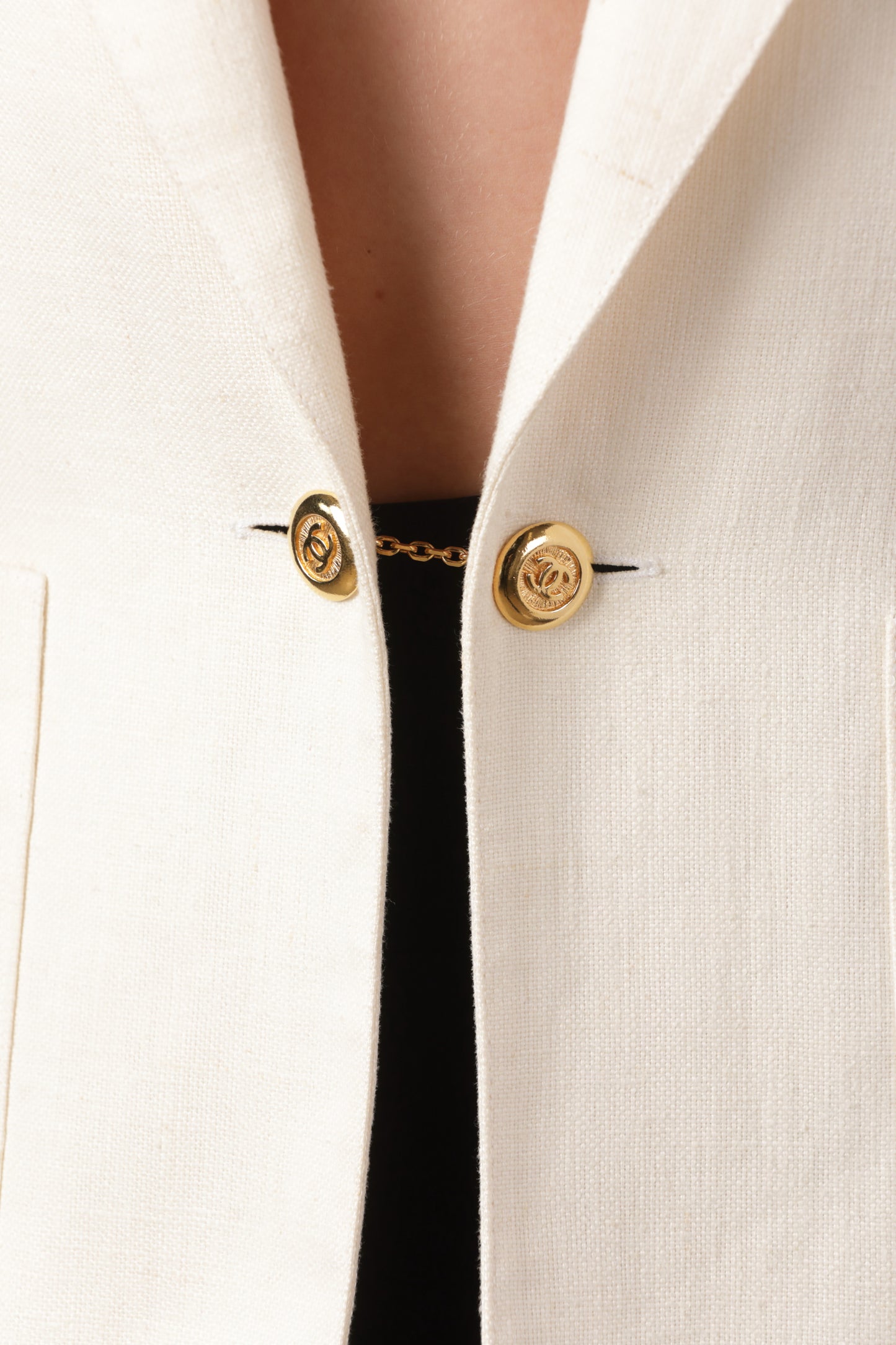 Chanel Boutique linen blazer