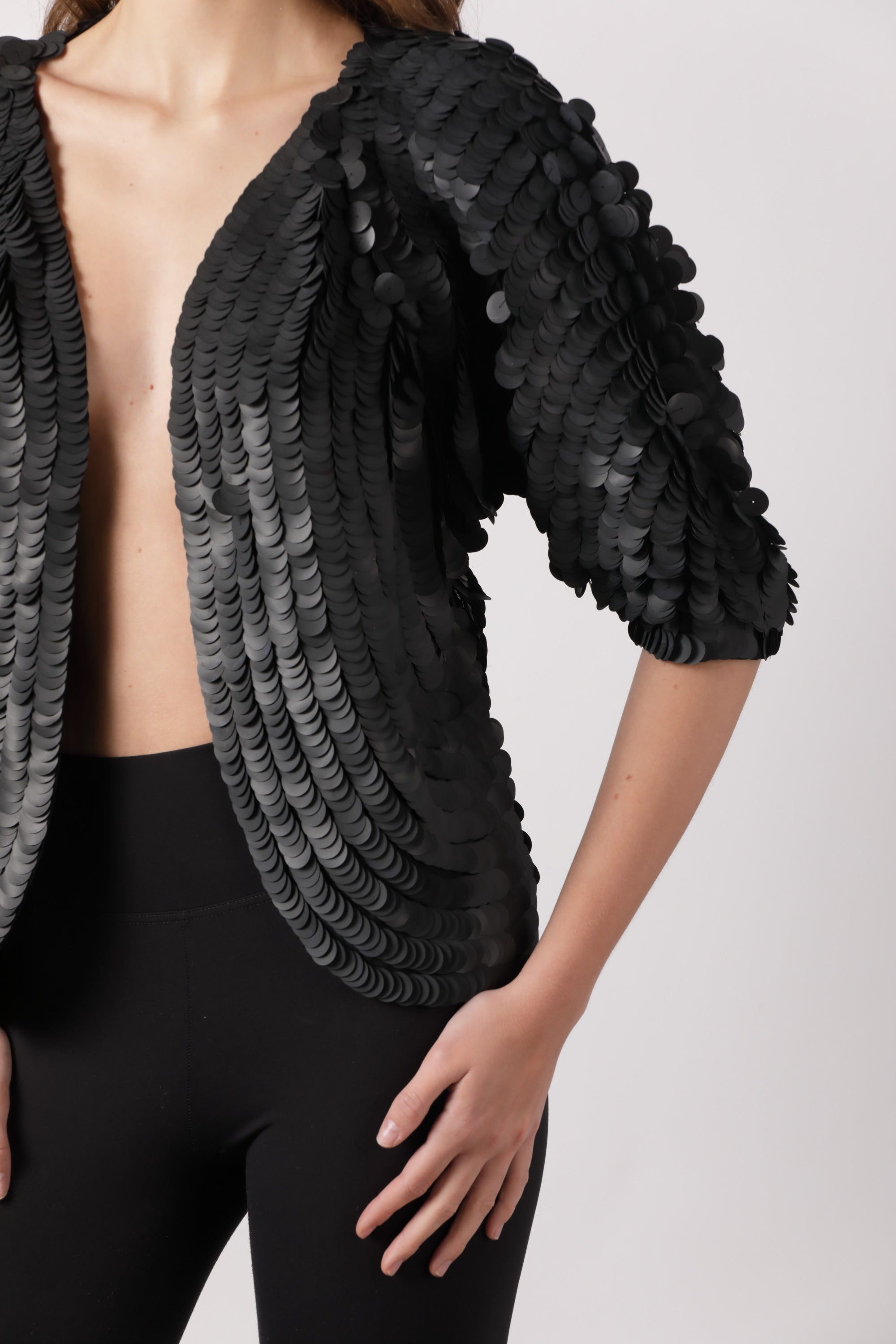 Krizia jacket in macro sequins