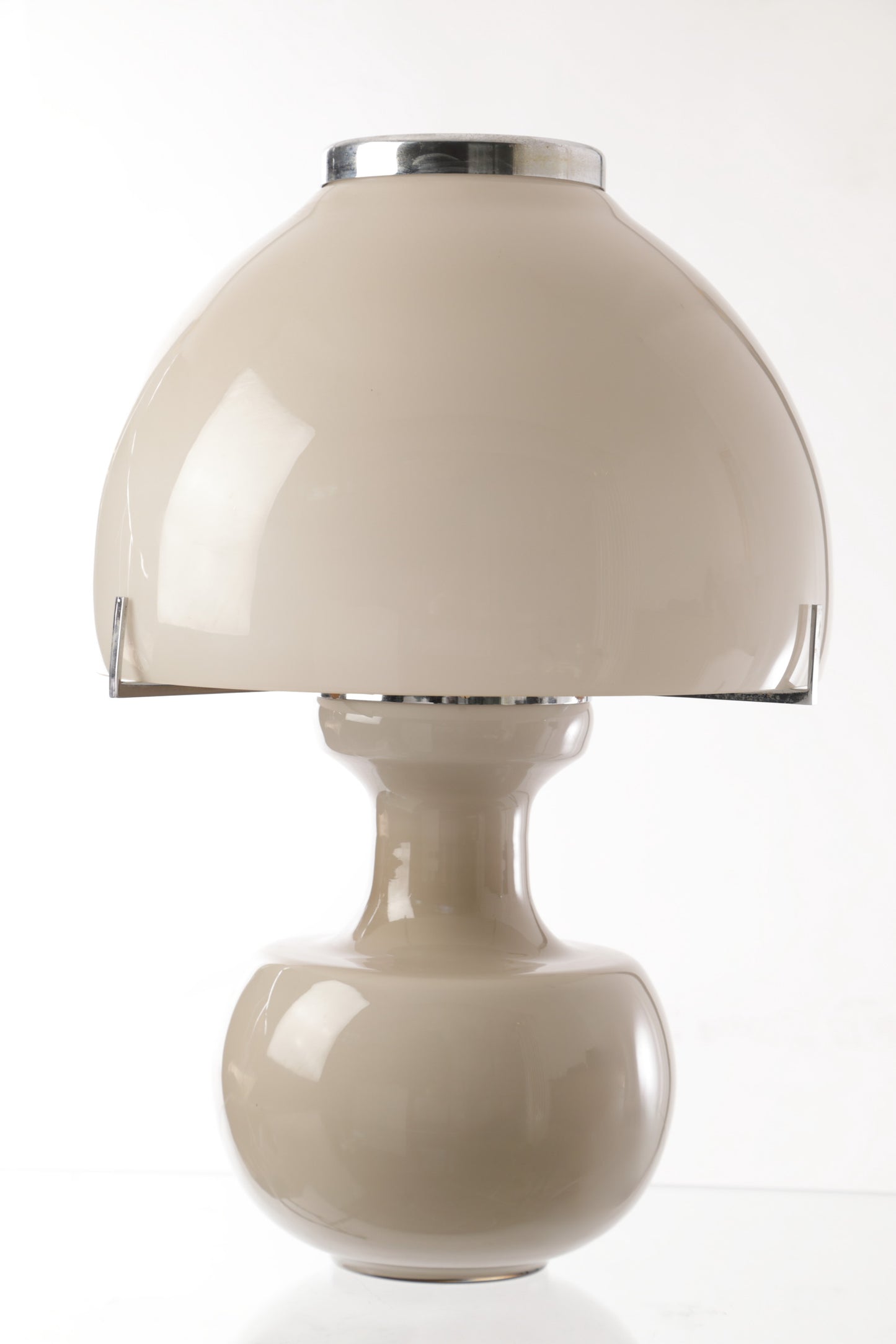 Carlo Nason glass lamp grey