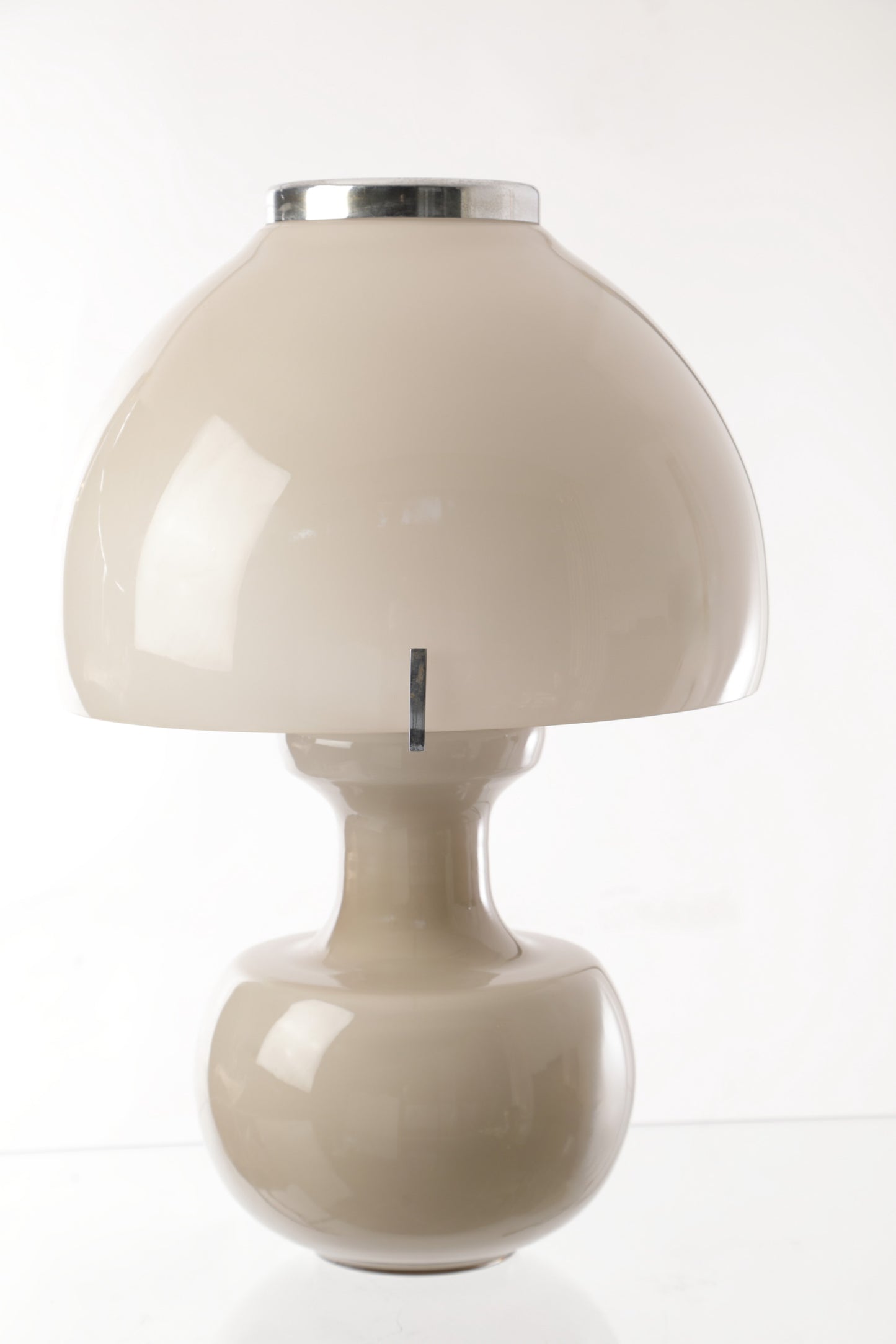 Carlo Nason glass lamp grey