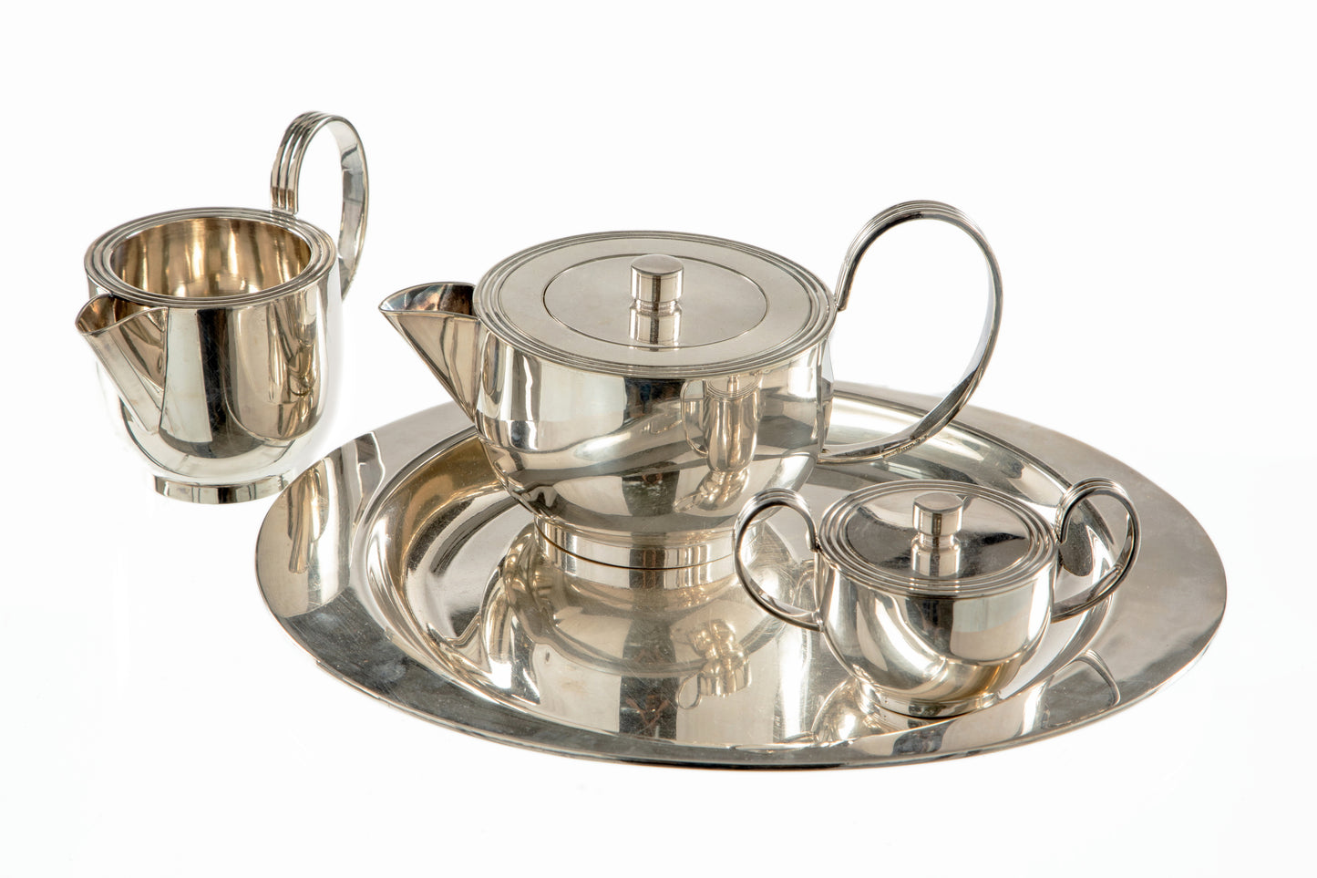1960s silver plated table set
