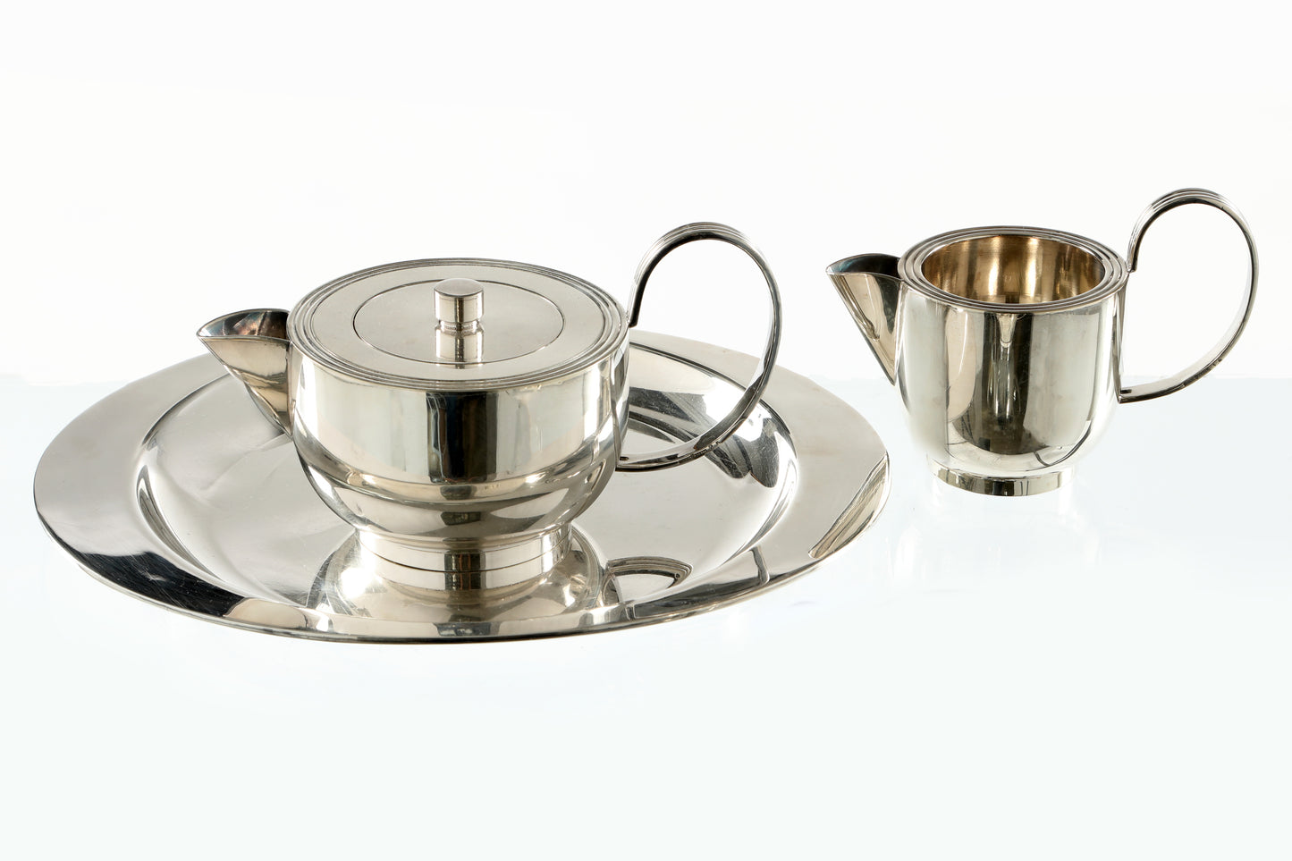 1960s silver plated table set