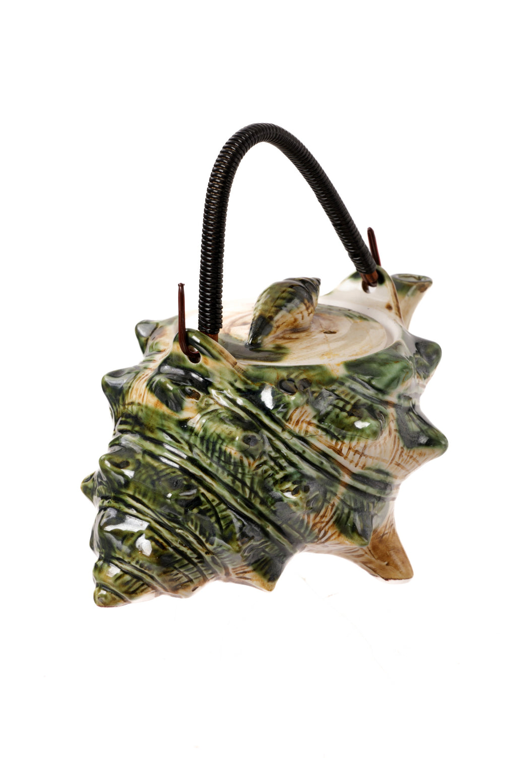 Hermit crab coffee service for 9 people, glazed ceramic, 1960s