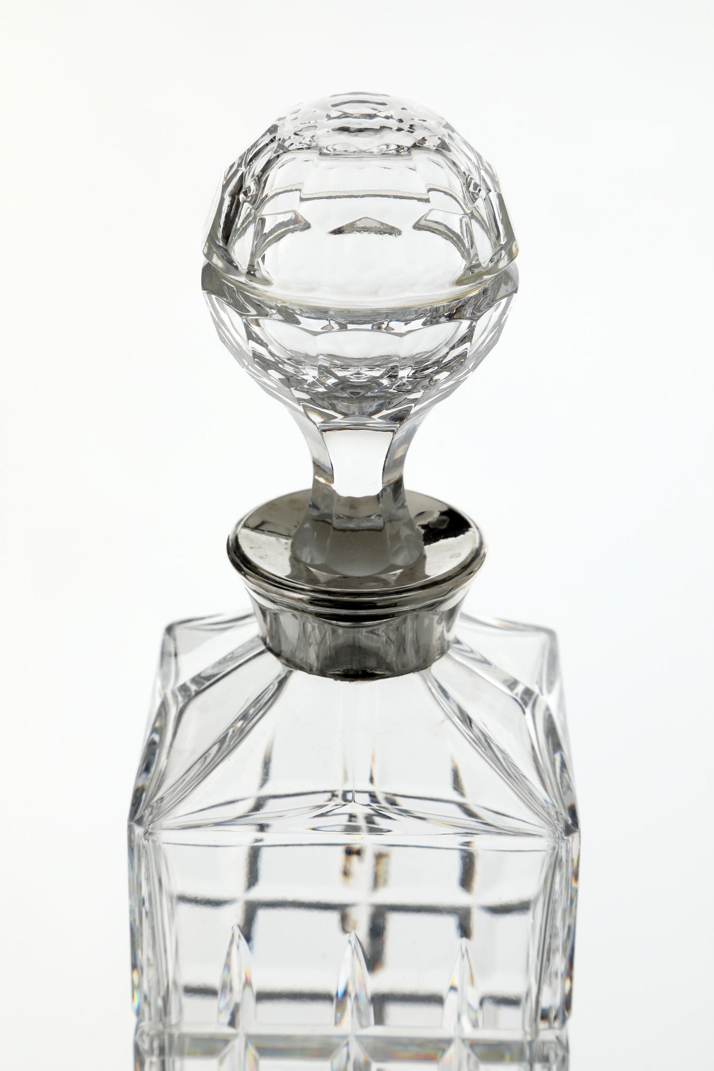 Crystal whiskey bottle