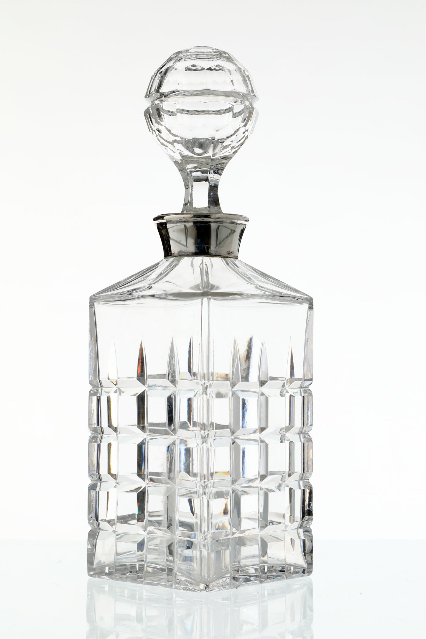 Crystal whiskey bottle