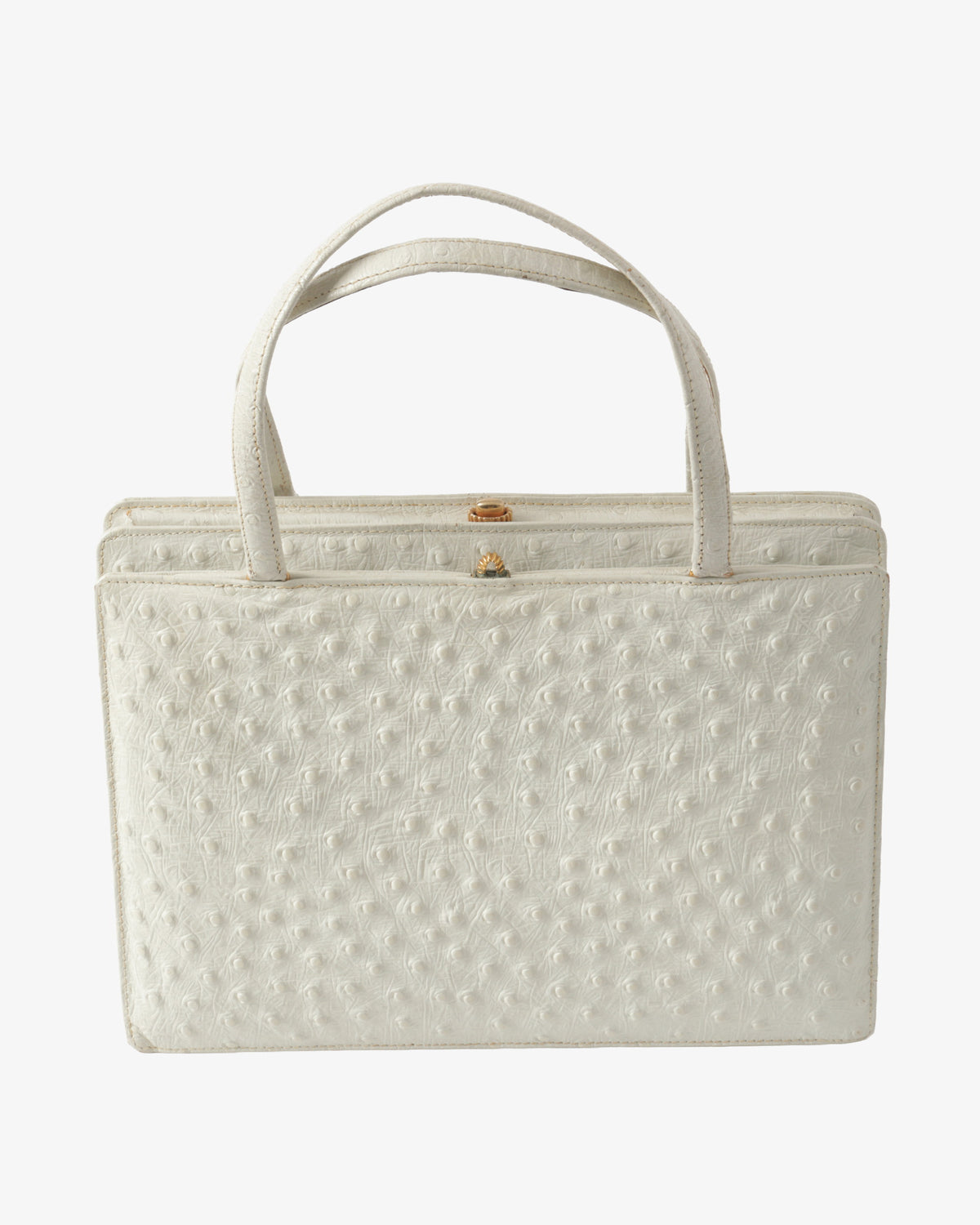 Borsa a mano in struzzo anni 60