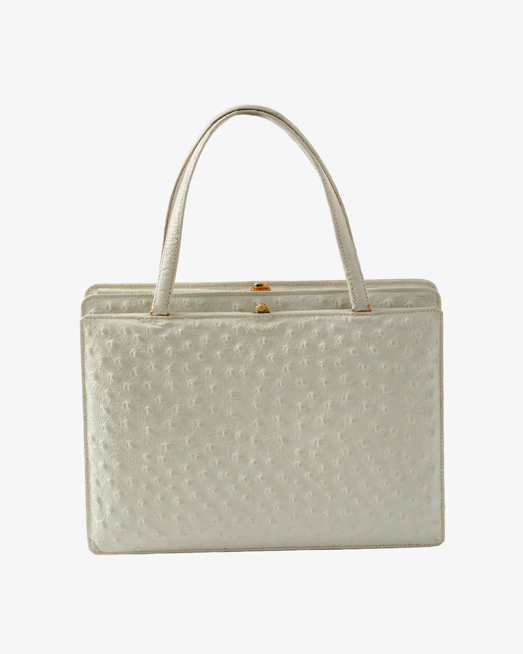 Borsa a mano in struzzo anni 60