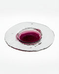 Purple Murano glass centerpiece from the 80s