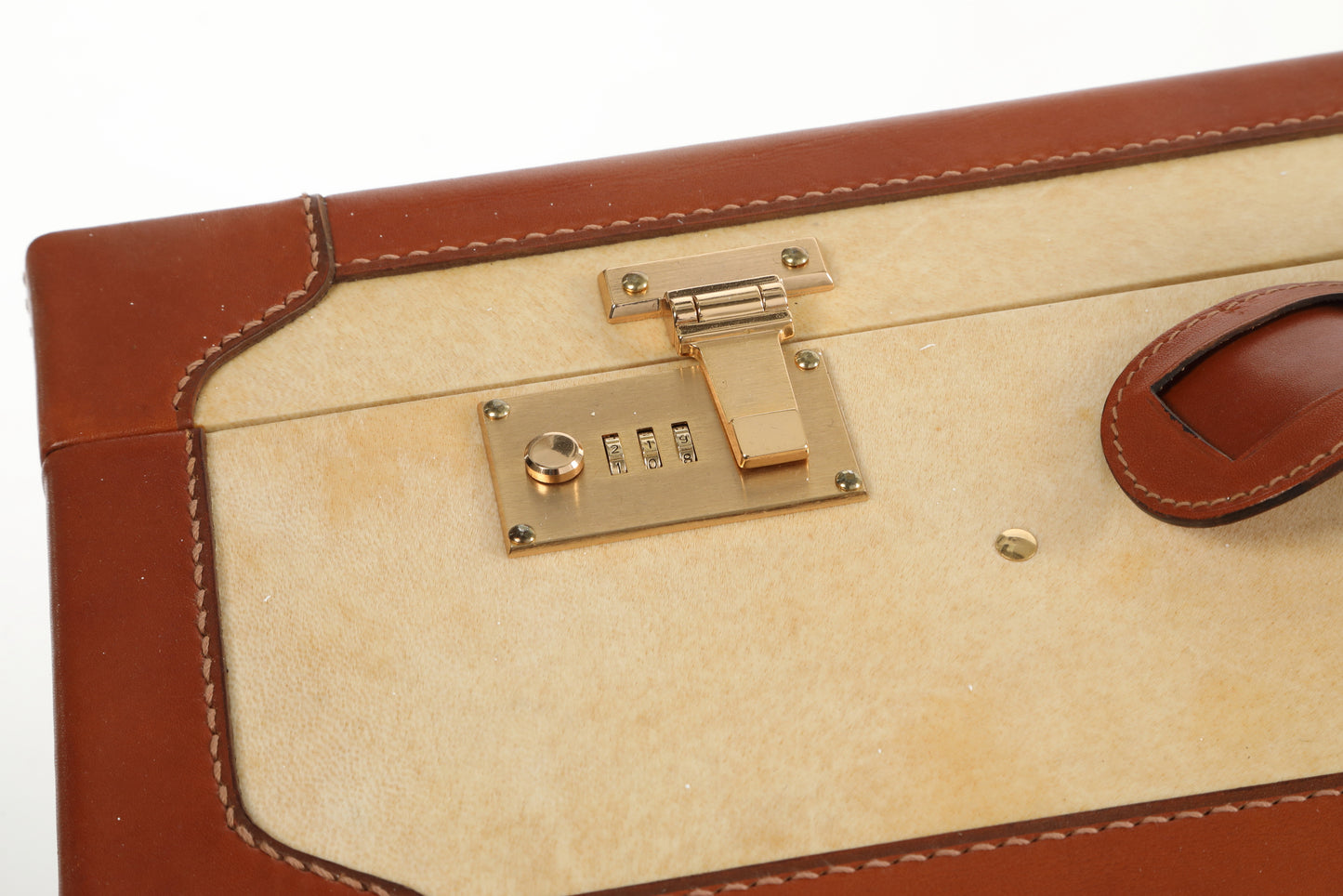 Fendi medium size parchment suitcase