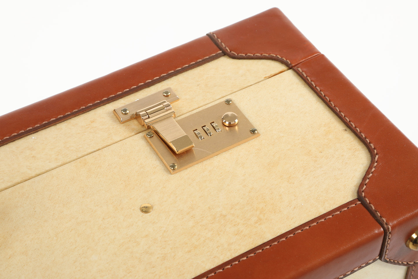 Fendi medium size parchment suitcase