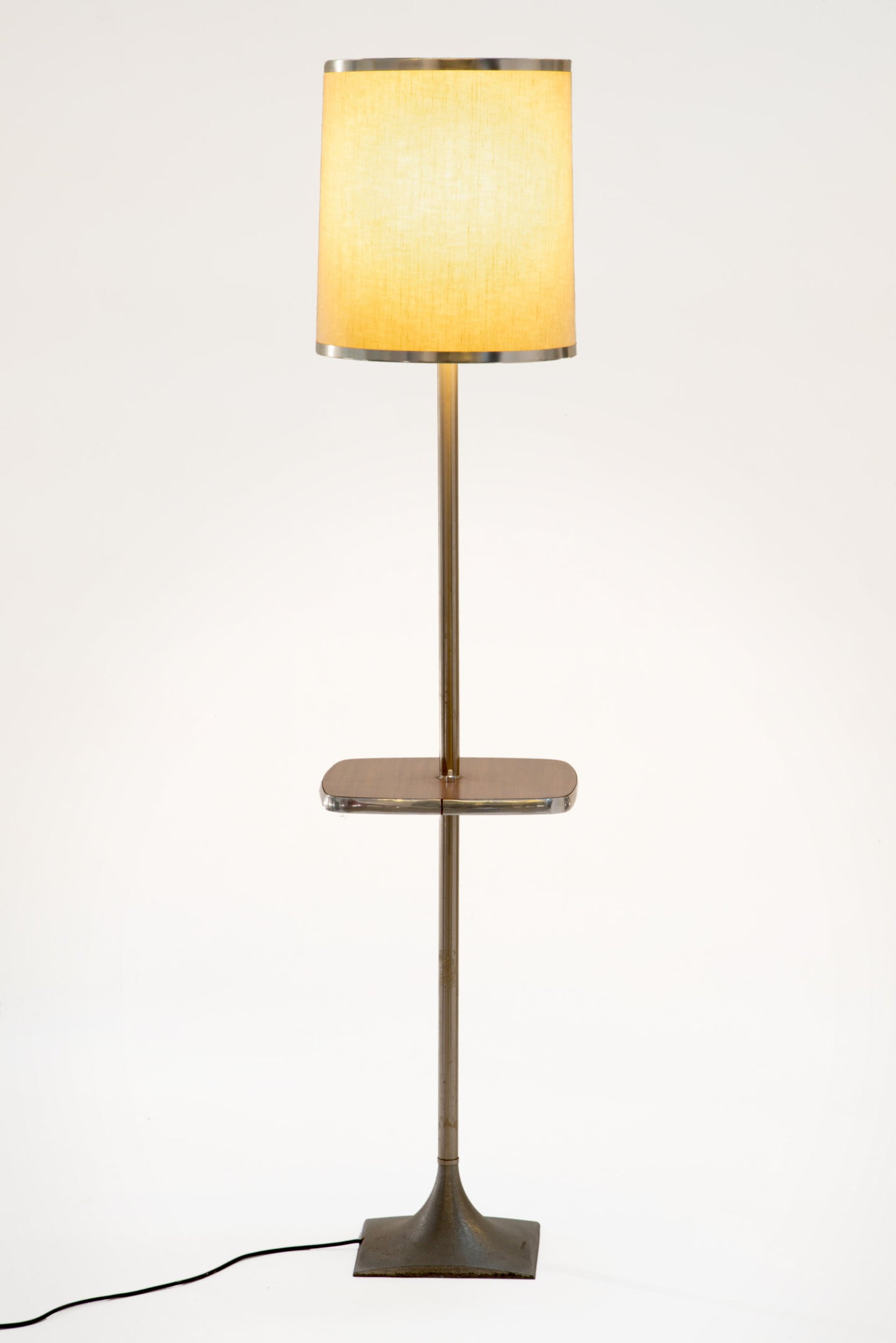 Floor lamp from the 60s, steel, formica