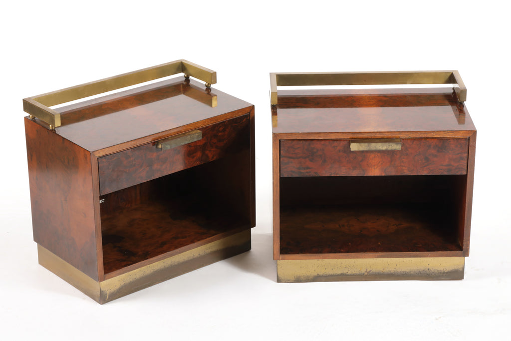 Pair of Frigerio bedside tables from Desio from the 70s
