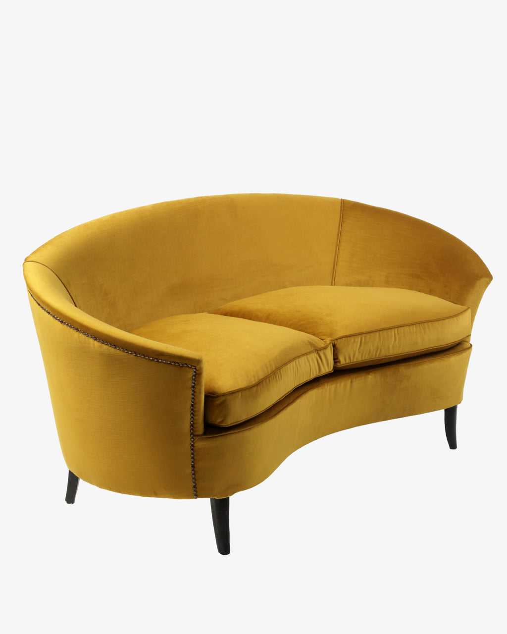 Gio Ponti sofa, 1960s home and garden, reinterpreted by t r i p l e f
