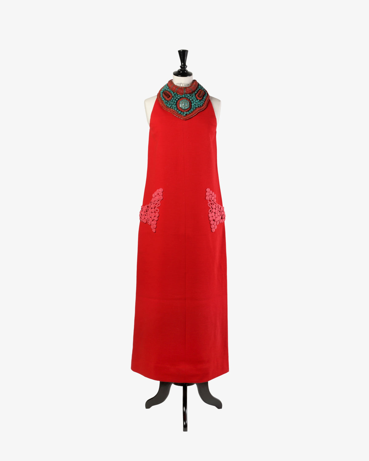 Abito lungo Rosso Valentino Boutique 1967