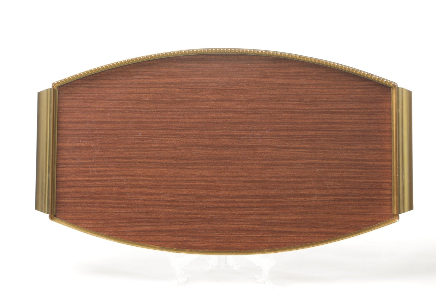 Oval teak tray from the 70s