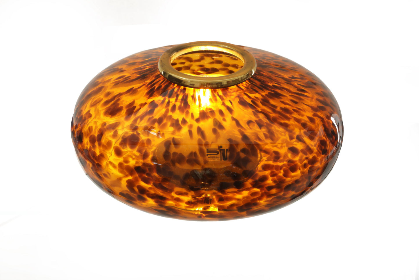 Spotted Murano glass applique lamp from the 70s